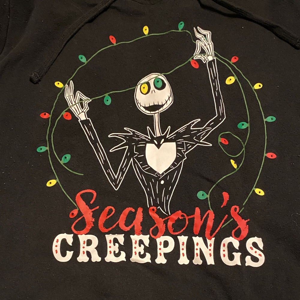 Torrid The Nightmare Before Christmas Jack 'Season's Creepings' Hoodie Size 6